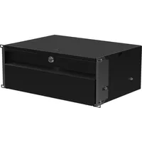 Stalflex Rack Drawer 19" 4U 320mm Schwarz