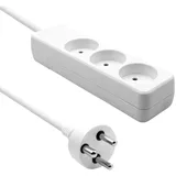 MicroConnect Steckdosenleiste 5 m Weiß 3 St.