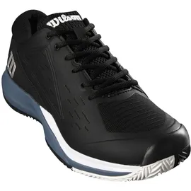 Wilson Rush Pro Ace Clay Sneaker, Black/China Blue/White, 44 EU