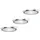 LightMe LM85661 3er Set Blattsilber