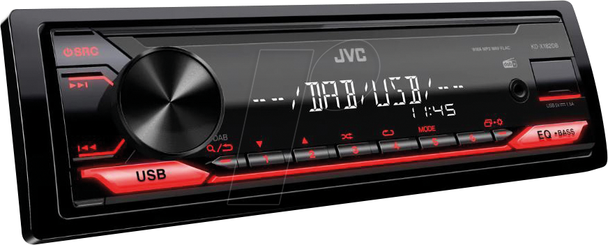 JVC KD-X182DB - DMR mit DAB+ Autoradio und USB + Soundprozessor