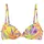 s.Oliver Bikini-Top Damen Gelb/Mehrfarbig 40 Cup D