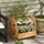 Outsunny Hochbeet natur Holz, 62x57x61 cm Gartenzubehör, Hochbeete