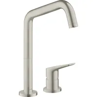 Hansgrohe Axor Citterio M 2-Loch Einhebel-Küchenmischer 240, Schwenkauslauf Eco, Chrom