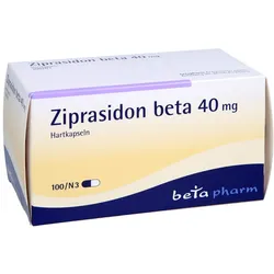 Ziprasidon beta 40 mg Hartkapseln 100 St