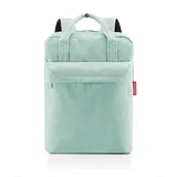 Reisenthel Rucksack, Mintgrün, Textil, 30x39x13 cm, gepolsterte Schulterträger, großes Hauptfach, Freizeit, Koffer & Taschen, Reisetaschen