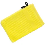 VOSSEN Waschhandschuh Tomorrow 16 x 22 cm Baumwolle Yellow