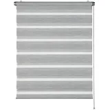 Schöner Wohnen Doppelrollo Tilda 90 x 150 cm anthrazit/grau