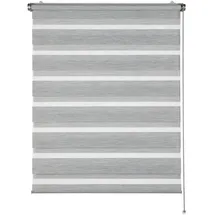 Schöner Wohnen Doppelrollo Tilda 90 x 150 cm anthrazit/grau