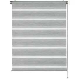 Schöner Wohnen Doppelrollo Tilda 90 x 150 cm anthrazit/grau