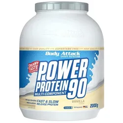 Body Attack - Power Protein 90 - 2000g Geschmacksrichtung Milchreis