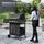 Outsunny Gasgrill Grillwagen 118,5 x 56 x 110 cm Schwarz
