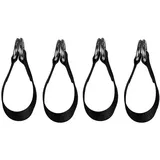 FELIXLEO Hängemattengestell Hängematte Befestigung 2 Stück Schaukel Gurt Karabiner D-Ringe, (4-St)