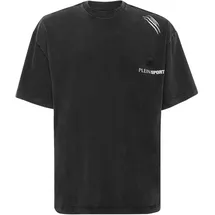Plein Sport T-Shirt Rundhalsausschnitt, Größe XXL, schwarz 02 | black