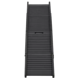 vidaXL Hunderampe Klappbar Schwarz 153x40x12,5 cm Kunststoff
