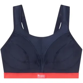 Champion Damen Shock Absorber Sn109 Active D+ Classic Trainings-BH, Mehrfarbig (Blau/Rot), 75F EU - 75F