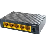 Schwaiger Netzwerkswitch 5 Ports schwarz