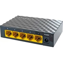 Schwaiger Netzwerkswitch 5 Ports schwarz