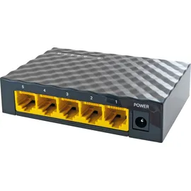 Schwaiger Netzwerkswitch 5 Ports schwarz
