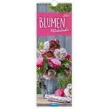 trotsch TRÖTSCH - Streifenkalender Blumen 2027 Notizkalender: Wandkalender Notizkalender