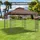 Outsunny Ersatzdach 3x3 m Pavillon 300 x 3 m Braun