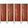 Vevor Paravent 50x160 cm 4er-Pack, Raumteiler, Trennwand mit Erdspießen & Kohlenstoffstahlplatte, Sichtschutz, Raumtrenner, Dekorative Sichtschutzwand für Garten, Terrasse, Hof, Balkon