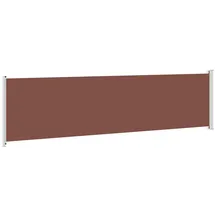 vidaXL Ausziehbare Seitenmarkise 160 x 600 cm braun 313380