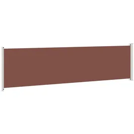 vidaXL Ausziehbare Seitenmarkise 160 x 600 cm braun 313380