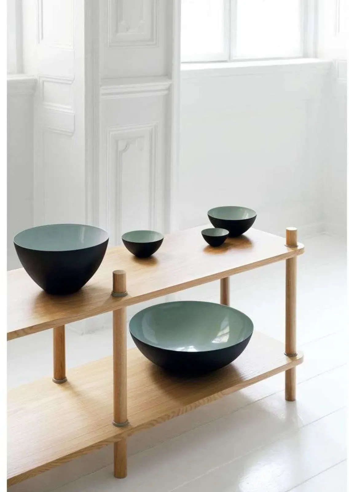 Tabletts Normann Copenhagen, Grün, für Küche, Metall - 14