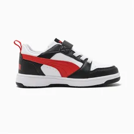 Puma Rebound V6 Lo AC+ Kids White/For All Time Red 30