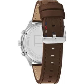 Tommy Hilfiger Multi Zifferblatt Uhr für Herren mit Braunes Lederarmband - 1791855