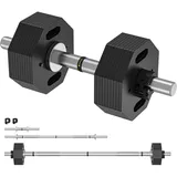 Kurzhantel Langhantel Set 28kg 36kg verstellbar Edelstahl Hantelset
