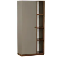 JV Möbel Kinderbücherregal modernes Design 37 x 156 x 70 cm Holz grau