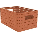 Korb COUNTRY coral clay (BHT 28x13x19 cm) - BHT 28x13x19 cm