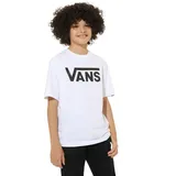 Vans Classic Boys Kurzarm-t-shirt - White / Black - 10-12 Jahre