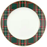 GREENGATE Frühstücksteller Dagmar Frühstücksteller check green 20,5cm grün