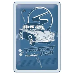 Blechschild Trabant Prototyp P50