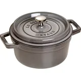 La Cocotte Topf 1,7 l graphitfarbig aus Gusseisen gefertigt