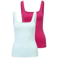 Hugo Tanktop TWIN VEST (Packung, 2er-Pack) mit vertikalem Logoprint