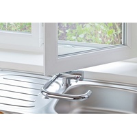 Eisl Einhebel Küchenarmatur Spüle Wasserhahn für Unterfenster Montage