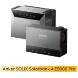Powerness® Balkonkraftwerk Speicher Anker SOLIX Solarbank 4 E5000 Pro 5kWh All-in-One Stromspeicher mit Anker Multisystem SOLIX Solarbank Power Dock