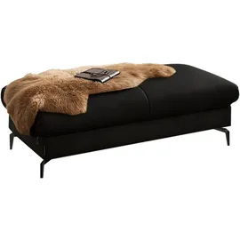 W.Schillig Polsterhocker Leder 141 x 42 x 70 cm Schwarz