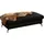 W.Schillig Polsterhocker Leder 141 x 42 x 70 cm Schwarz