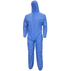 Basic Chemikalien-Schutzanzug "SMS" Typ 5/6 - blau - XL - Blau