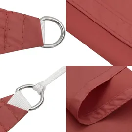 vidaXL Sonnensegel Oxford-Gewebe Rechteckig 2x2,5 m Terrakottarot