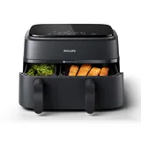 Philips Dual Basket Airfryer NA350/00 9 l schwarz