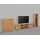 OTTO home Wohnwand OTTO HOME "Mette", beige (natur gebeizt, gewachst), Massivholz, Kastenmöbel-Sets, Wohnwand, 1 Midischrank, 1 Bücherregal und 1 Lowboard ohne Wandboard