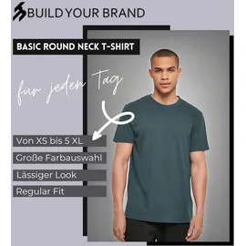 Build Your Brand Herren Basic T-Shirt - Größe XS - 5XL - Cherry / XXL