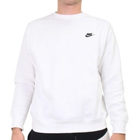 Nike Sportswear Club Fleece Crew Hoody Herren Rundhalsshirt - Weiß,