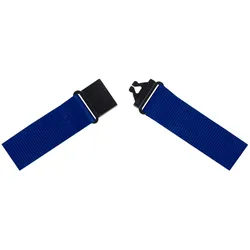 PAVO 10x Textilband für Ausweishalter Schlüsselband Lanyard Schlüsselbänder blau
